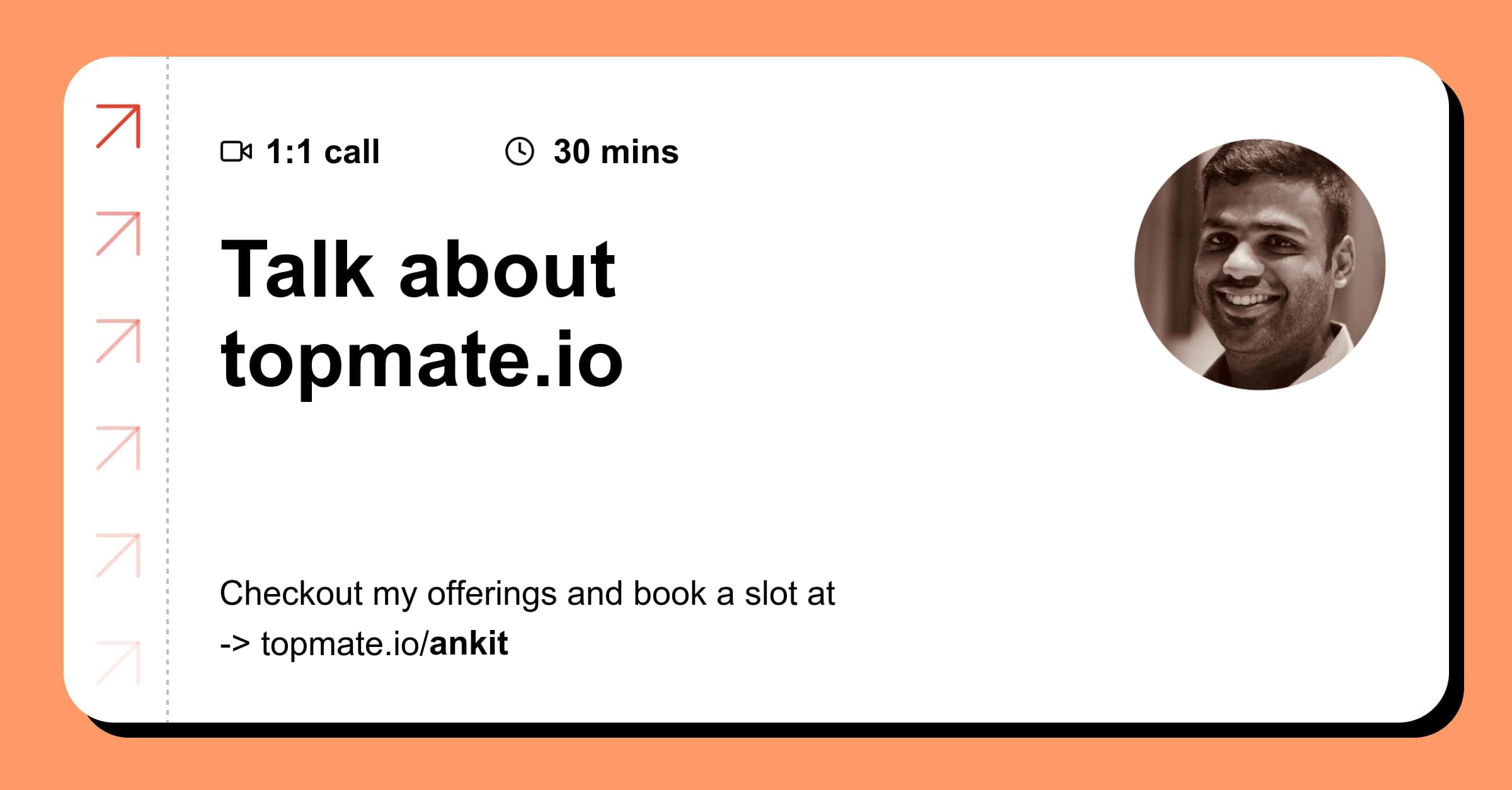 Talk about topmate.io with Ankit Agarwal